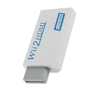 Dpower Wii to HDMI 720P/1080P Output Upscaling 3.5mm Audio Video Converter Adapter
