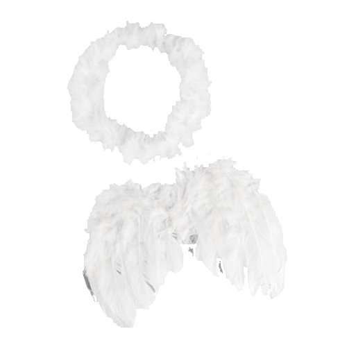 0-6 Month Angel Wings Baby Free Halo Full Fluff Turkey Feather Baby Cupid Props
