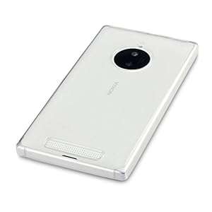 STYLEaphone NOKIA LUMIA 830 GLOSSY TPU DESIGNER GEL CASE COVER SKIN PROTECTOR (Clear)
