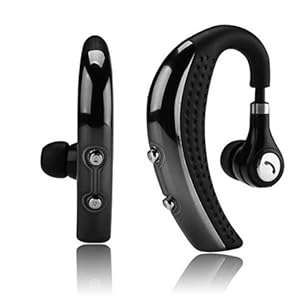 AGPtEK Rechargeable Bluetooth Stereo Headset Earphone Ear-Hook Music Call Phones For Galaxy S6/