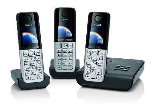 Gigaset C300A Trio DECT Cordless Phone Set with Answer Machine