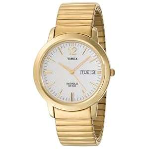 Timex Men's T21942 Classic Dress Expansion Gold-Tone Stainless Steel Bracelet Watch
