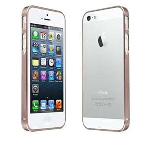 Bingsale ultra slim Premium Aluminium metal Bumper Case for Apple iPhone 5 / 5S (Champagne Gold)