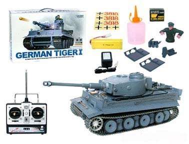 AZ Importer TAGTS 1:16 rc German tiger with smoke sound tank