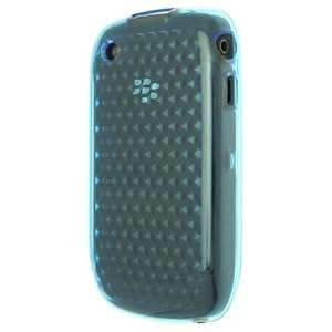 Blue Hydro Gel Cover Case for Blackberry Curve 3G 9300 / 8520 with Screen Protector