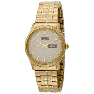 Citizen Men's BM8452-99P Eco-Drive Flexible Band Gold-Tone Watch