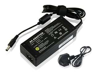 LENOGE 19V 3.16A 60W Laptop AC Adapter Power Supply Charger UK Power Cord for Samsung Q330 R54