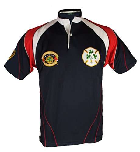 SCOTLAND LION RAMPANT EMBROIDERED BREATHABLE RUGBY SHIRT SIZE SMALL - XXL (Large)