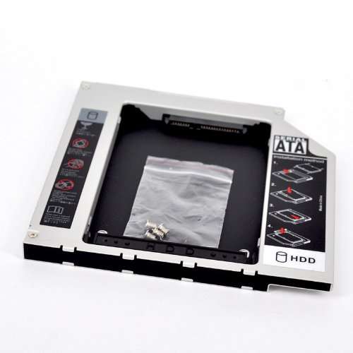 SATA 2nd HDD HD Hard Driver Caddy for 9.5mm Universal CD / DVD-ROM Optical Bay