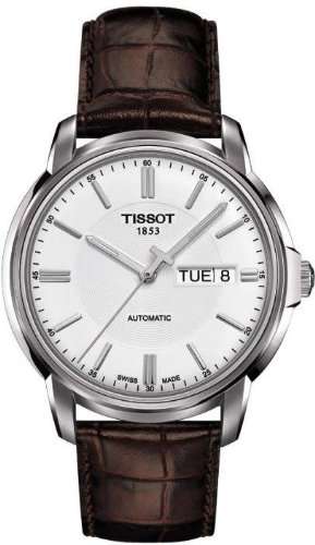 Tissot Automatic III White Dial Stainless Steel Mens Watch T0654301603100