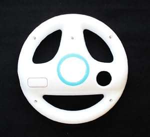 New Steering Wheel For Wii Mario Kart Racing Game White