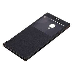Original Protective PU Leather Hard Flip Cover Shell for Doogee DG550 (Black)