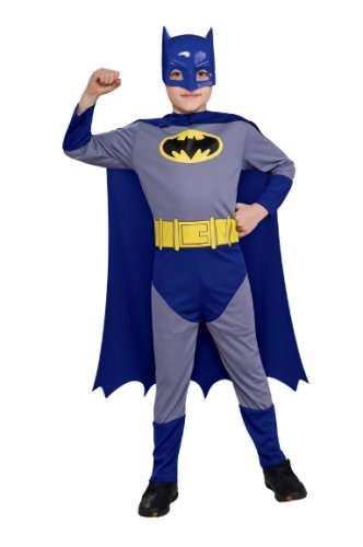 Dress Up Batman The Brave and The Bold Batman Action Suit Set Costume; Child Size 8 To 10