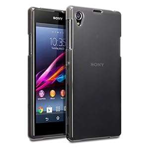 Sony Xperia Z1 TPU Gel Skin Case / Cover - Smoke Black