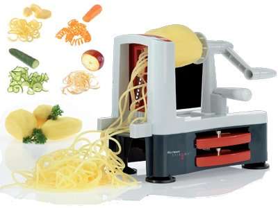 Westmark Spiromat 11332260 Vegetable Spiralizer White/Red/Anthracite