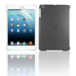 eLifeStore New iPad Mini Ultra Thin Rubberized Transparent Hard Back Case Cove (Back Cover BLACK)