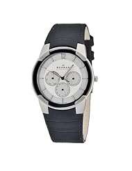 Skagen Men's 856XLSLC Skagen Denmark White & Black Multifunction Watch