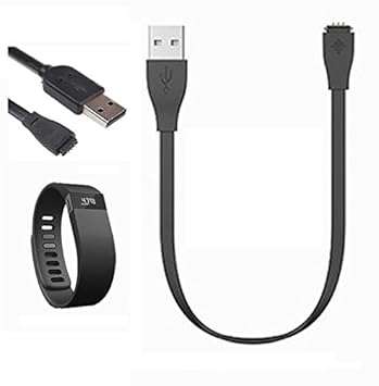 Replacement USB Charging Cable Compatible for Fitbit Charge HR