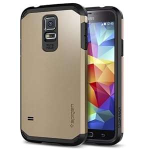 Spigen Galaxy S5 Case Tough Armor Series Copper Gold