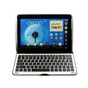 Wireless Bluetooth Keyboard Aluminum Stand Case for Samsung Galaxy Note 10.1 N8000 N8010 N8013