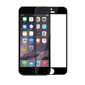 Colorful Premium Tempered Protective Mirror Effect Glass Film Screen Protector for (Black-Front)