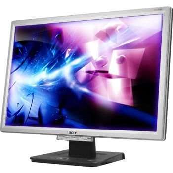 Acer AL2216W s 55,9 cm (22 Zoll) Wide Screen TFT Monitor silber/schwarz VGA (Kontrast 700:1, 5 Ms Reaktionszeit) (Auflösung 1680 x 1050 Bildpunkte)