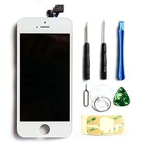 Newest Replacement LCD Screen and Digitizer for iPhone 5 - White