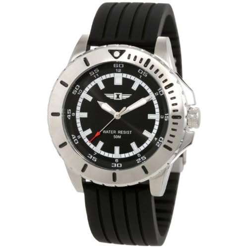 I By Invicta Men's IB10004-001 Black Dial Silicone Watch