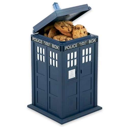 Doctor Who Talking Tardis Cookie Jar