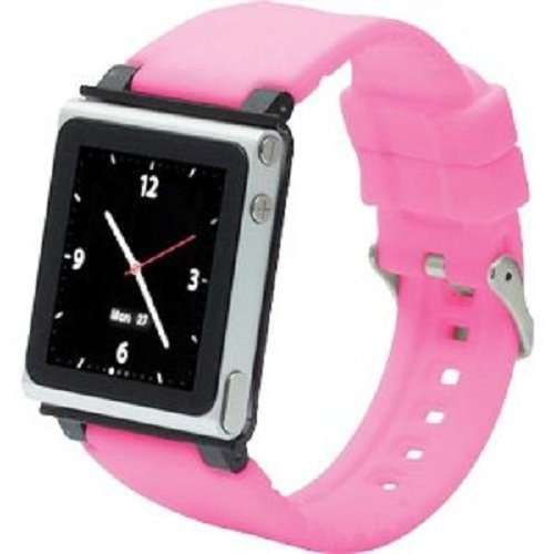 iWatchz CLRCHR22PIK Q Collection Wrist Strap for iPod Nano 6G, Pink..