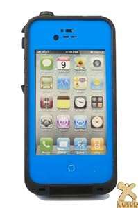 Slim Fit Iphone 4S & 4 Case Cover Protective Military-duty Waterproof Shockproof Prot (Dark Blue)