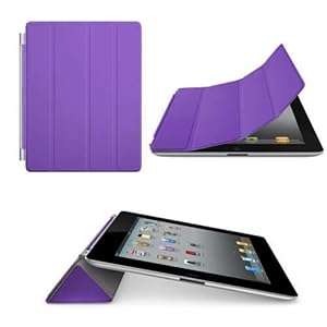 Magnetic Purple Smart Cover Case Stand for Apple iPad 2