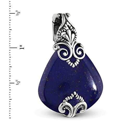 Carolyn Pollack Sterling Silver Lapis Pendant Enhancer
