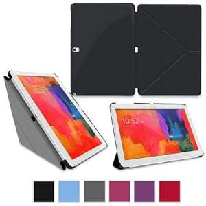 rooCASE Samsung Galaxy Note 10.1 2014 Edition Origami SlimShell Case Cover - Black