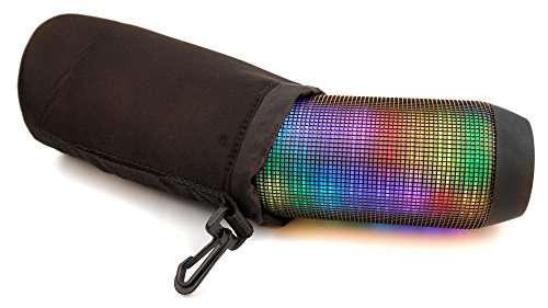 DURAGADGET Padded Black Pouch for JBL Pulse & JBL Charge 2 Portable Bluetooth Speaker w/ Belt Clip