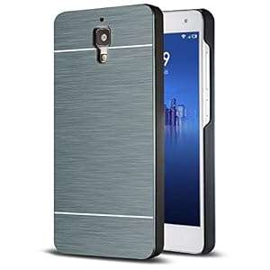 tinxi Hard metal Protective Case Cover Skin Shell for Xiaomi MI4 Mi4 M4 Alumini (metal deep blue)