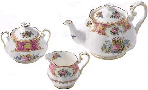 Royal Albert Lady Carlyle 3-Piece Tea Set