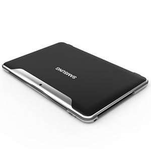 Samsung Galaxy Tab 10.1 Case Accessory Cover 2-in-1 Aluminum Bluetooth Wireless Keyboard (Silver with Black Keys)