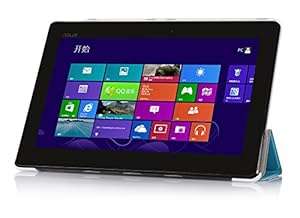 IVSO Slim Smart Cover Case for ASUS Transformer Book T100 Notebook - will only fit ASUS Tr (Blue)