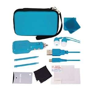 Crown Deluxe 12-in-1 Accessory Pack: Blue (Nintendo 3DS)