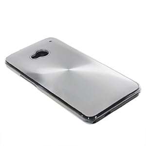 MOONCASE Aluminum Metal Hard Plated Devise Back Case Cover With Screen Protector for HTC One M7