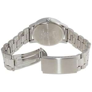 Timex Men's T2N169 EZ Reader Silver-Tone Case and Bracelet White Dial Watch