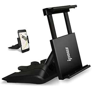 Ipow Universal One Touch Installation CD Slot Phone Holder Mount Smartphone Car Cradle for iPho