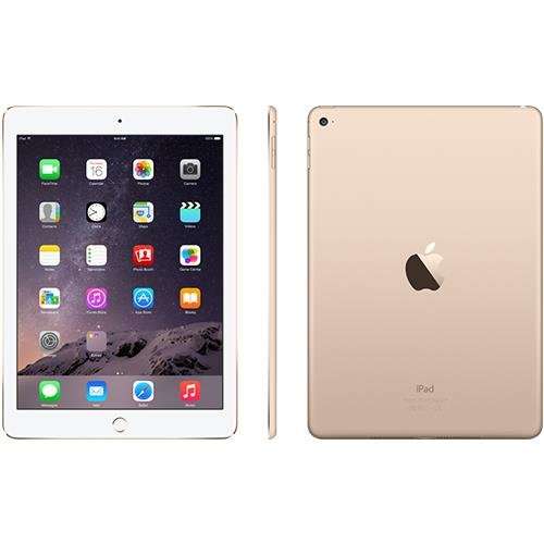 Apple Ipad Air 2 Gold 64gb Bundle with Case for Ipad Air 2 and Sony Headphone