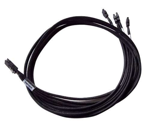 HighPoint Internal Mini-SAS to 4SATA(SFF8087 to SATA), 1M (3 feet) Int-MS-1M4S