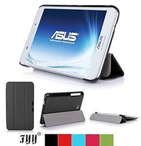 ASUS Fonepad 7 FE 375CG Case Cover Fyy Ultra Slim Magnetic Smart Cover Case for ASUS Fone (Black)