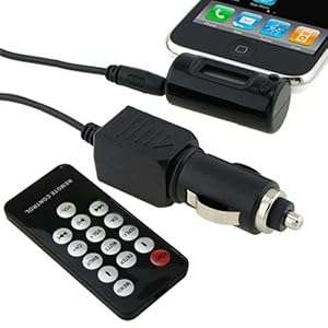 DIGIFLEX Transmitter to FM Radio & Car Charger for iPhone 3G 3Gs 4 iPod Touch 2nd/Second Gen/Ge
