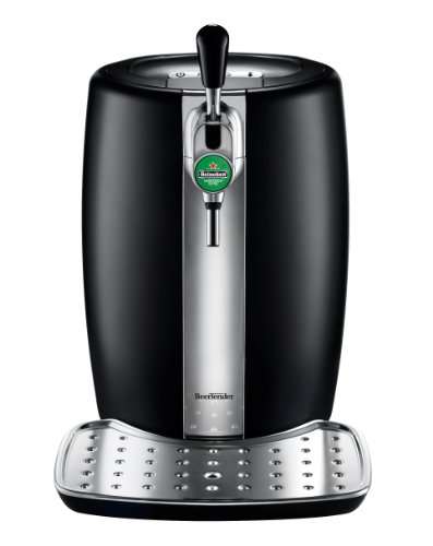 KRUPS and HEINEKEN B100 BeerTender with Heineken Draught Keg technology,Black