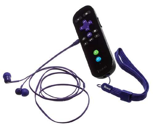 Original Roku 3 Enhanced Remote (Headphone Not Included) - Only Works with Roku 3rd Gen Player