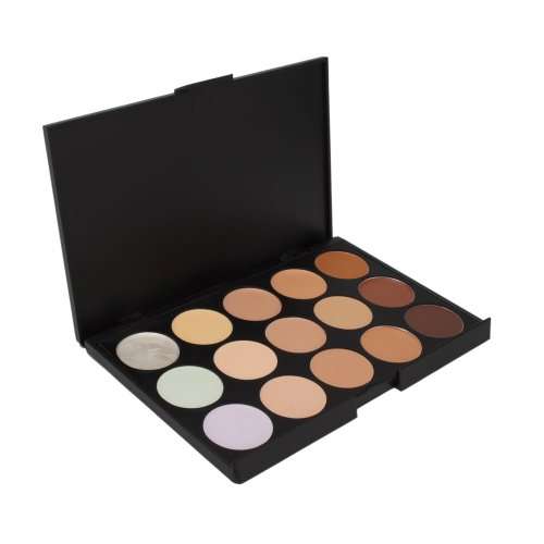 1 X Crazy Cart Professional 15 Color Makeup Cosmetic Concealer Camouflage Palette by KingMas